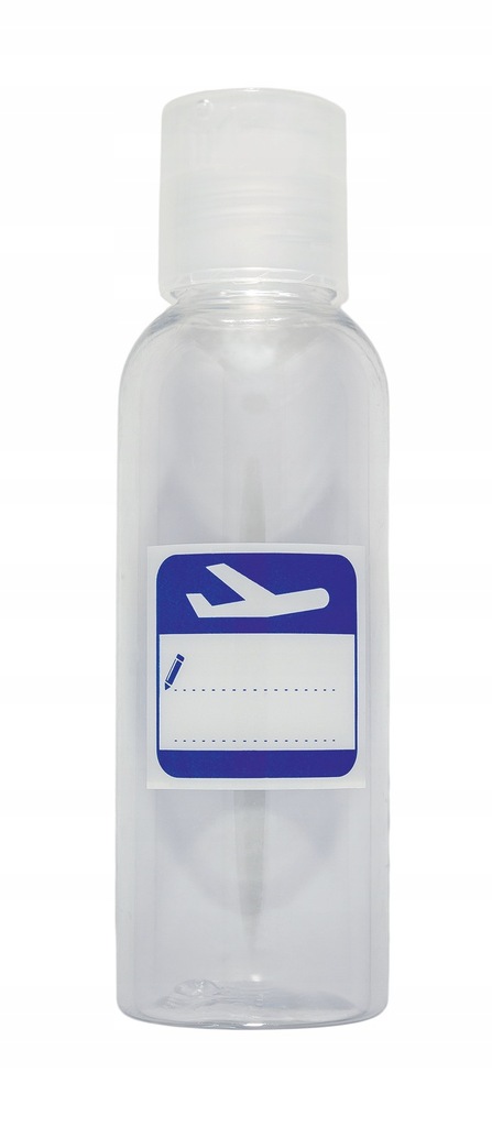 INTER-VION Butelka buteleczka press cap 100 ml podróżna na kosmetyki