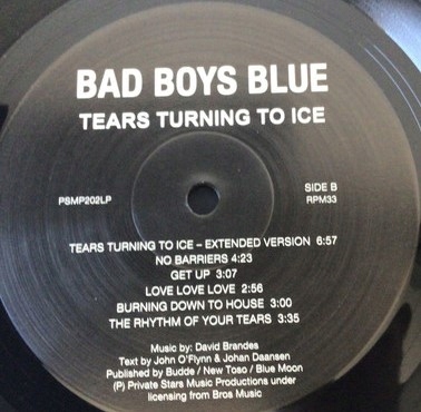 Купить Bad Boys Blue - Tears Turning To Ice LP 12 Italo: отзывы, фото, характеристики в интерне-магазине Aredi.ru