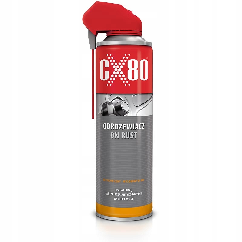 CX80 ON RUST 500ML ODRDZEWIACZ Błyskawiczny SPRAY