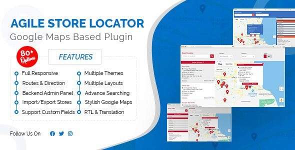 Wtyczka Agile Store Locator (Google Maps) For WordPress