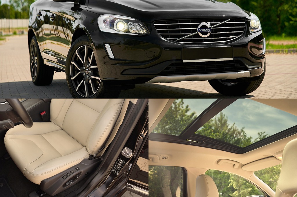 Volvo XC 60 __ JASNA SKÓRA __PANORAMA ___D4 __BIXENON __KEYLESS GO__4sztuki