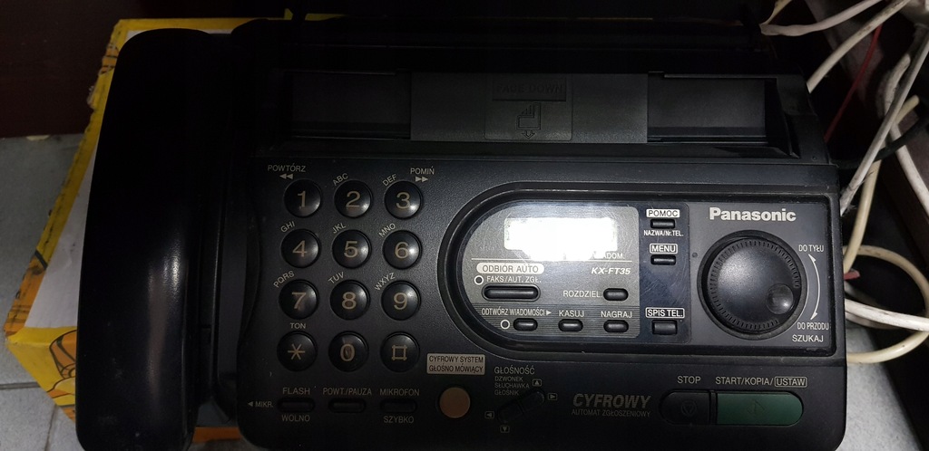 TELEFON FAX PANASONIC KX-FT35 CYFROWY AUTOMAT