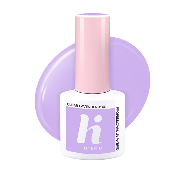 Hi Hybrid Lakier Hybrydowy Clear Lavender #301