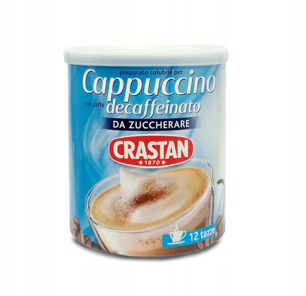 Crastan Cappuccino Kawa bezkofeinowa 150g