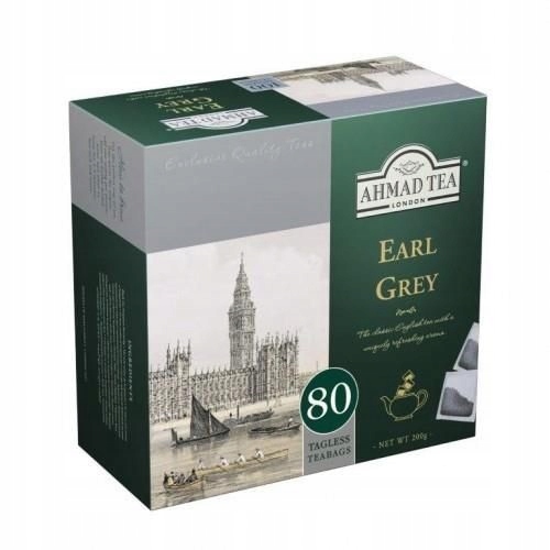 Ahmad Tea Earl Grey herbata ekspresowa 80 szt