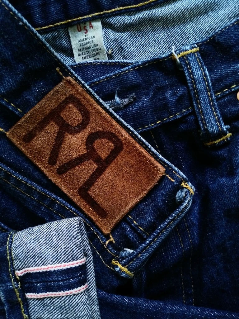 Spodnie RRL Ralph Luaren selvedge made in us 36/32