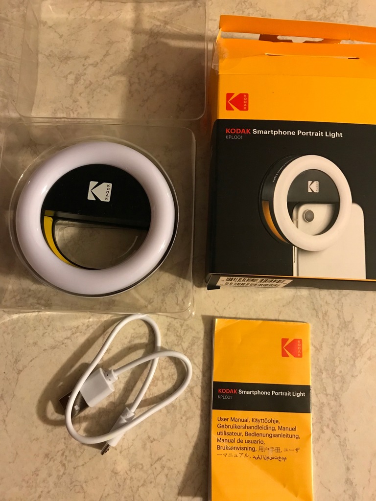 lampa LED do selfie Kodak KPL001 do smartfona