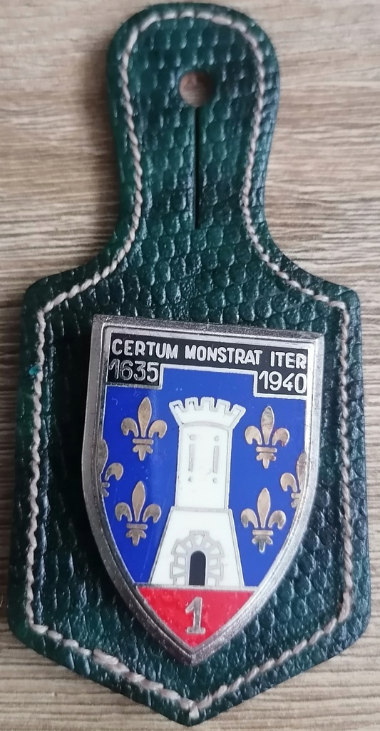 Odznaka 1 Centrum Monstrat Iter