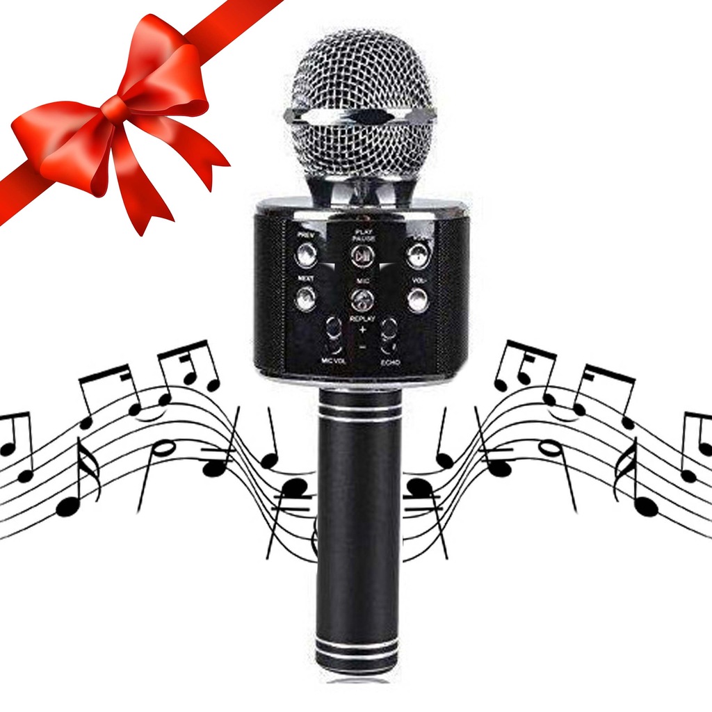 Mikrofon Karaoke Bezprzewodowy Głośnik Bluetooth