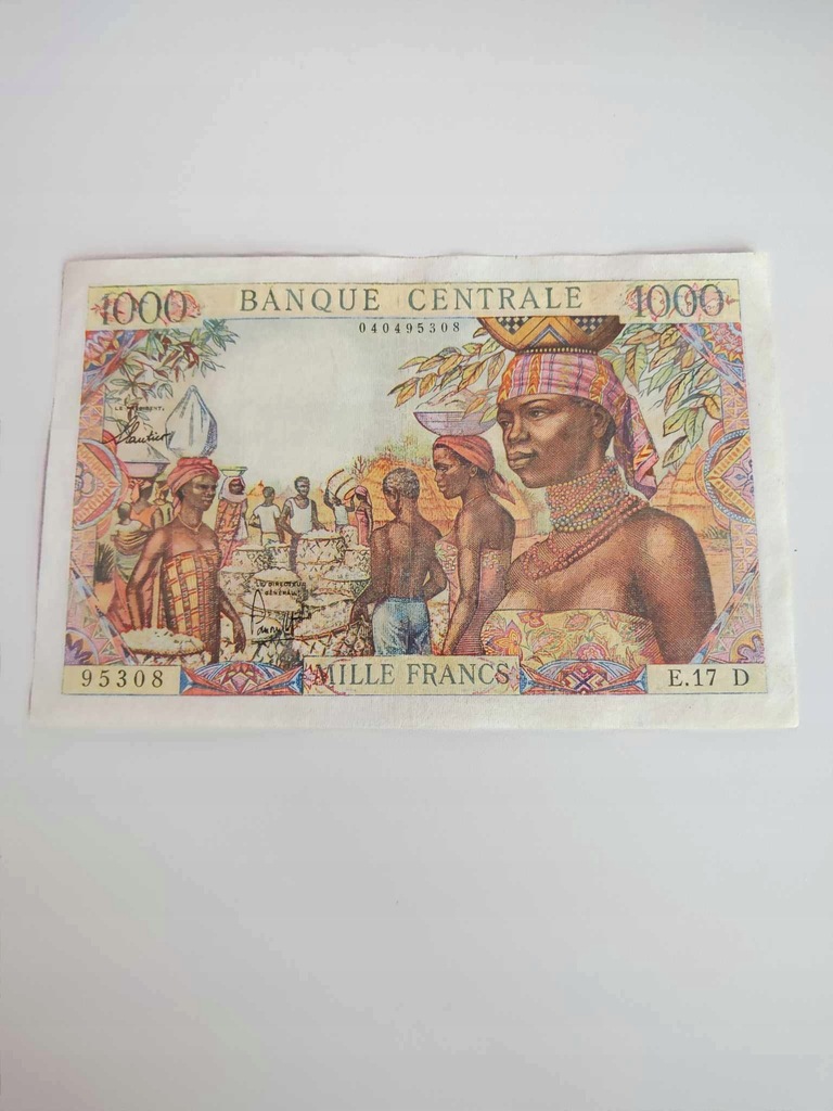 Gabon - 1000 Franków - rzadki