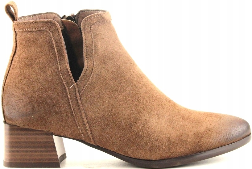 iBUTY HIT ZAMSZOWE BOTKI VINCEZA 10798 BEŻOWE 40