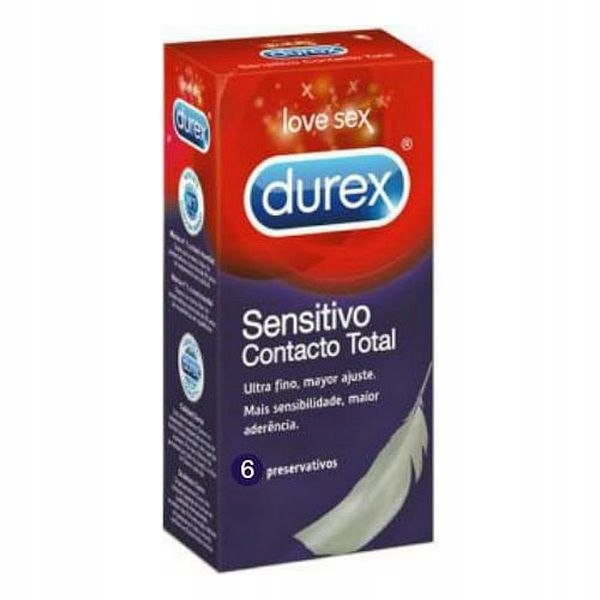 Prezerwatywy Durex Sensitivo Contacto Total Ø 5,2