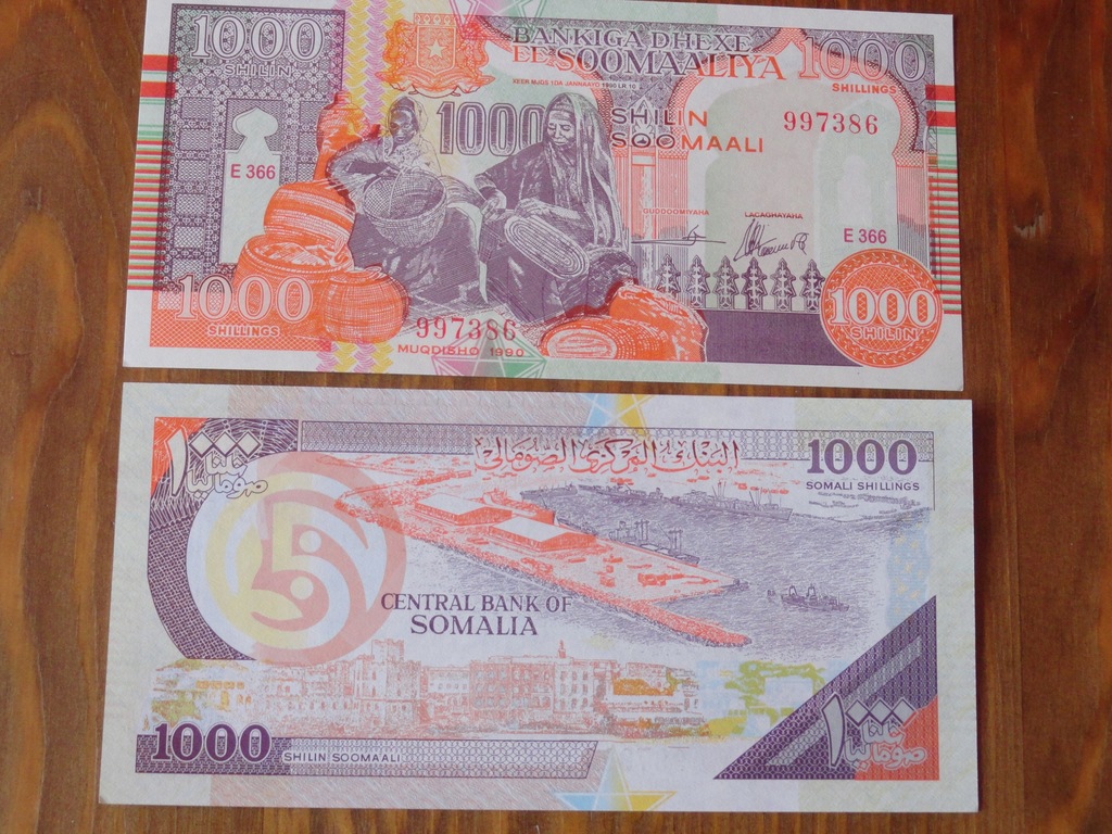 420.SOMALIA 1000 SCHILINGÓW UNC