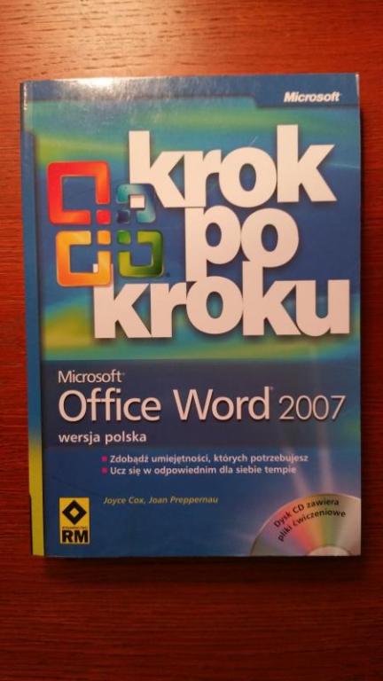 "MS Office Word 2007" Krok po kroku + CD