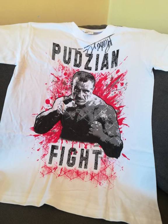 Koszulka Mariusza Pudzianowskiego z autografem