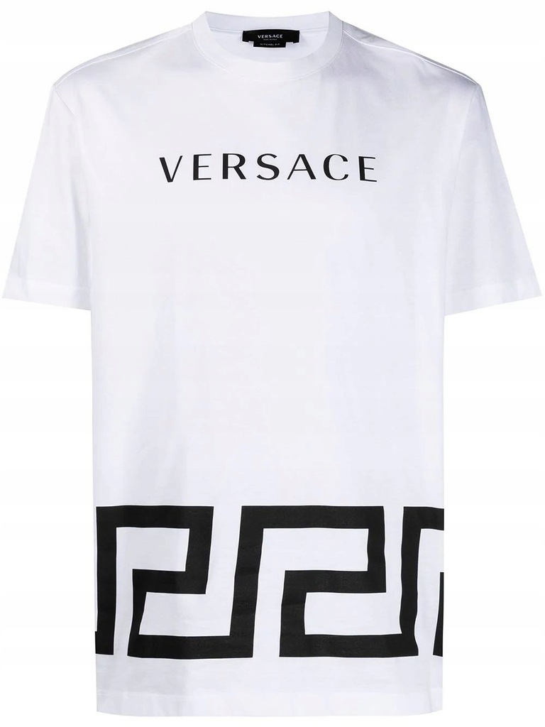 VERSACE MĘŻCZYZN BIAŁY T-SHIRTY L INT