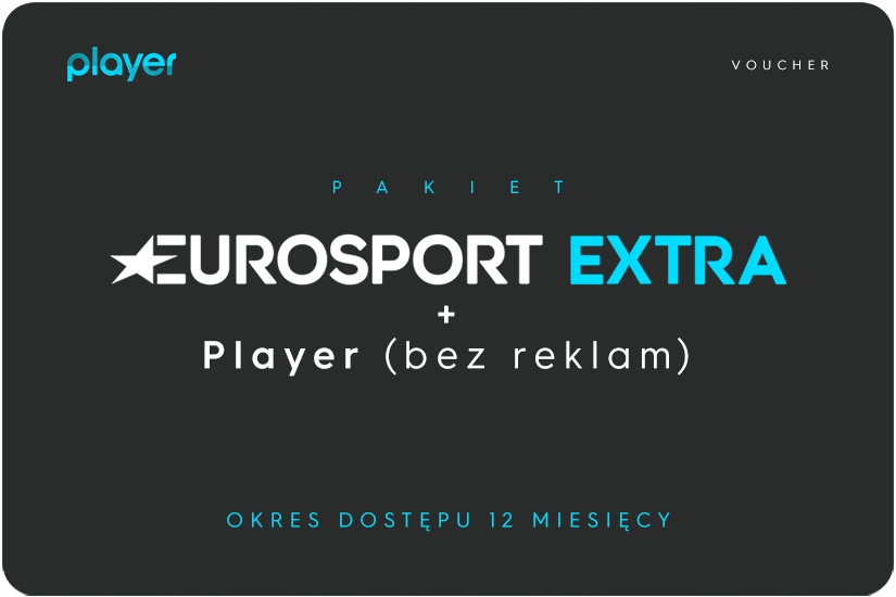 EUROSPORT EXTRA + PLAYER (bez reklam) 12 miesięcy