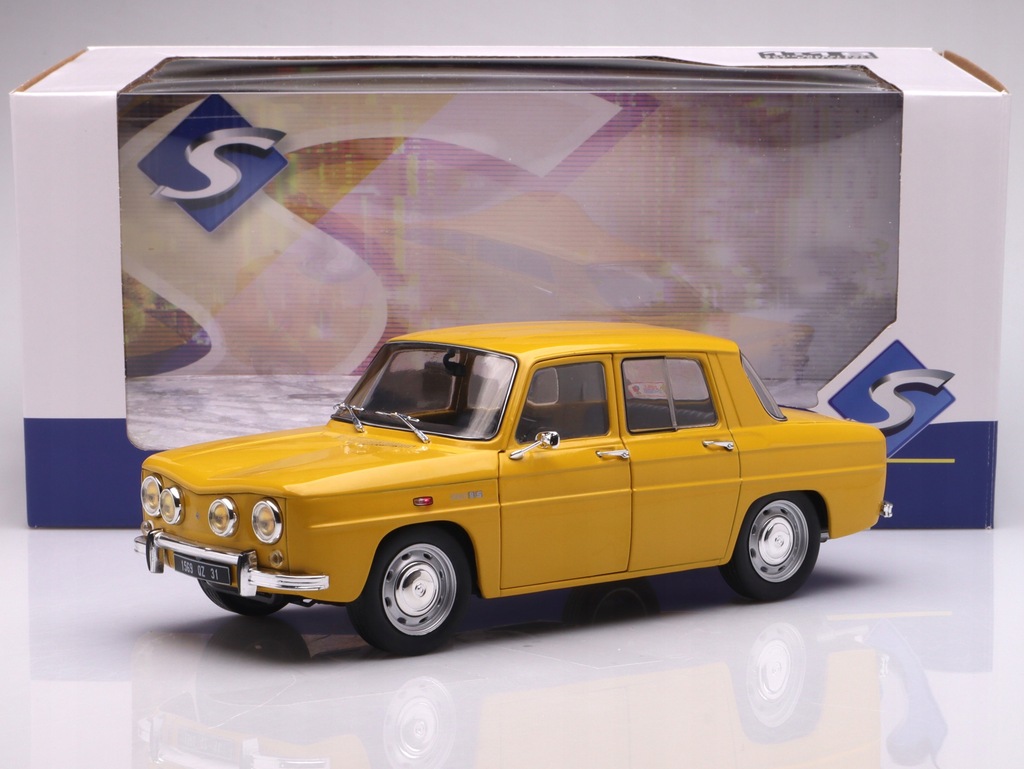 Renault 8 S - 1968, yellow Solido 1:18