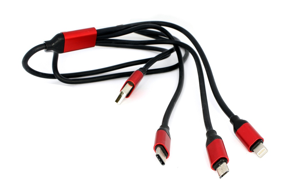 Kabel USB 3 w 1 - do Sony Xperia M2, M4, M5