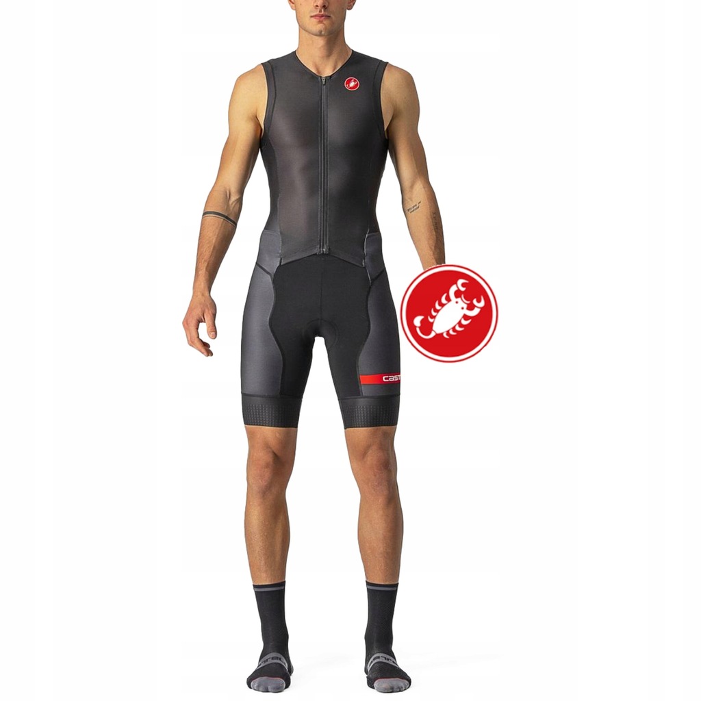 CASTELLI FREE SANREMO XL STRÓJ TT ROSSO CORSA 699