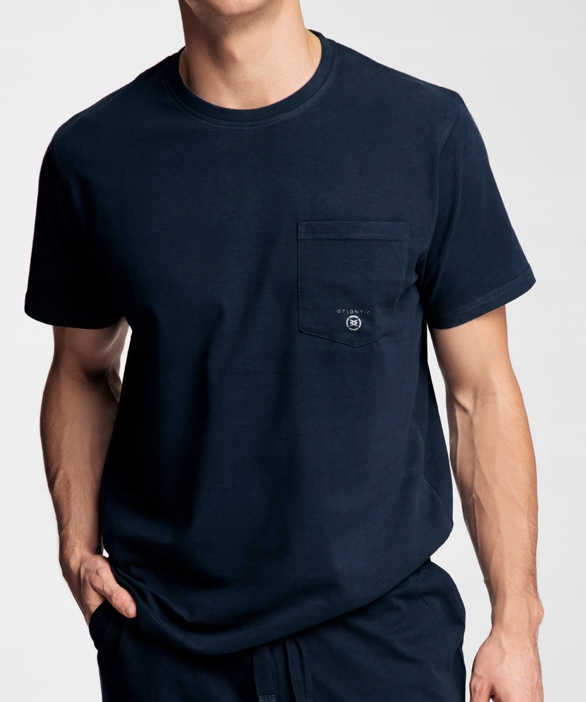 Piżama męska Atlantic T-shirt z krótkim rękawem M
