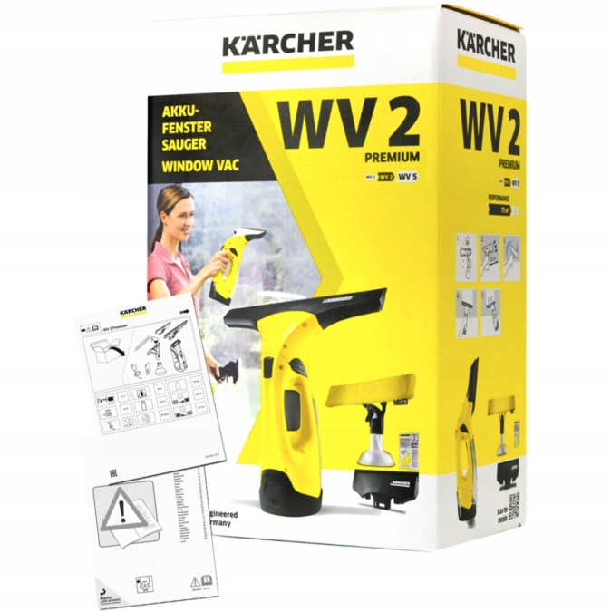 Купить СТЕКОНОМОЙКА KARCHER WV2 PREMIUM BLACK EDITION: отзывы, фото, характеристики в интерне-магазине Aredi.ru