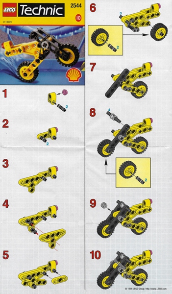 Instrukcja LEGO 2544