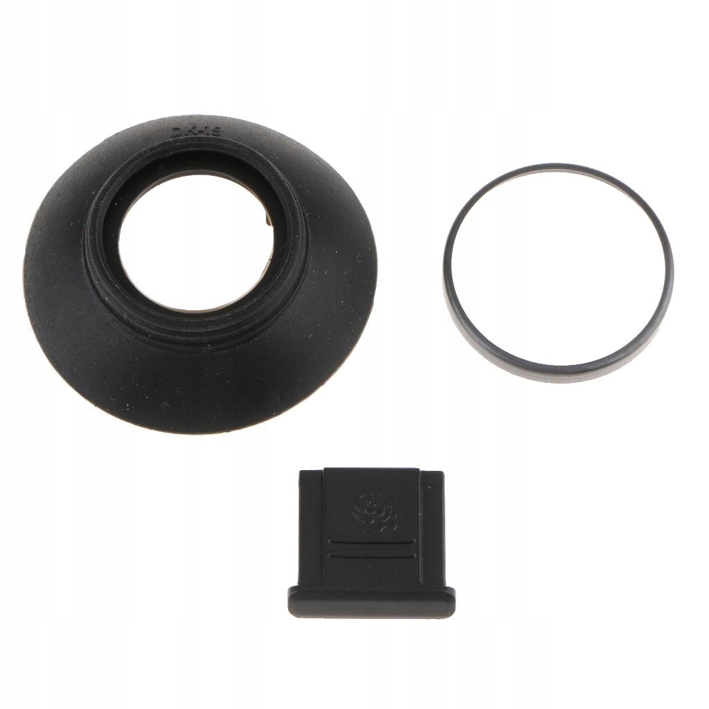 1 Piece Viewfinder Eyecup Eyepiece with Hot Shoe Cover for for D850/D
