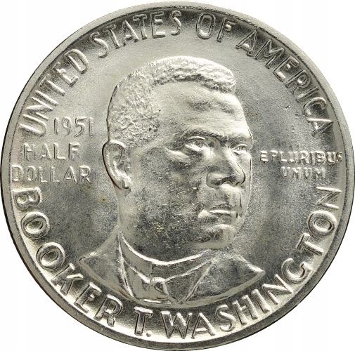 96. USA, half dollar 1951, Booker T. Washington