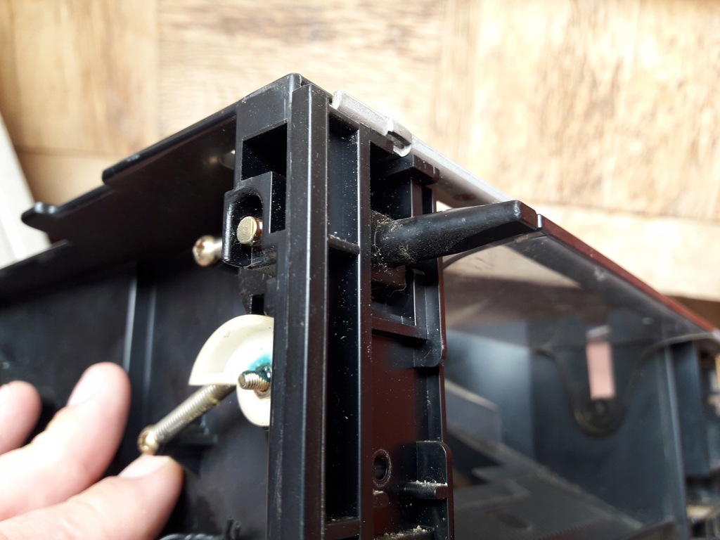 Magnetofon TECHNICS RS615 Mechanizm OPEN HEBELEK