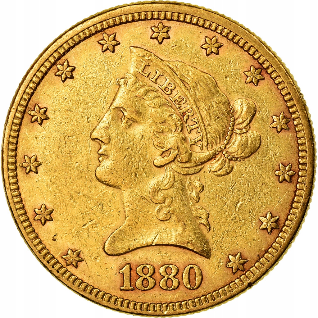Moneta, USA, Coronet Head, $10, Eagle, 1880, U.S.