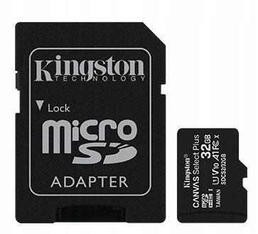32GB Karta Pamięci Kingston microSD 100MB/s