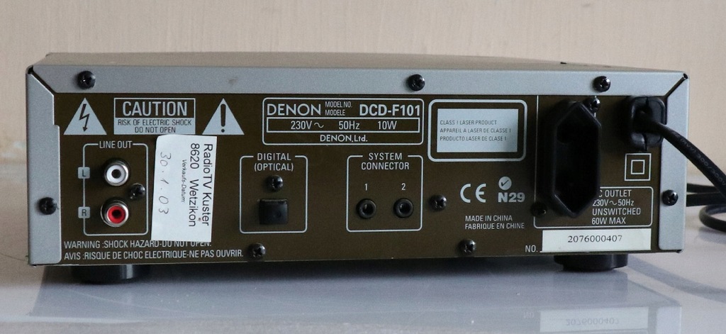 最終値下げ　DENON DCD-F101 DRA-F101 DENON DRA-F101/ DCD-F101 / DRR-F101 - 8053258490 - oficjalne