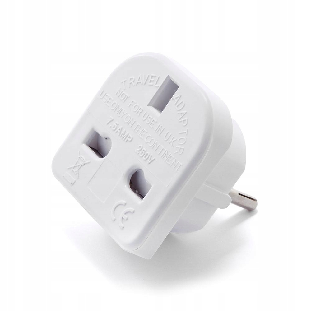 ADAPTER ZASILANIA WTYCZKA PRZEJŚCIÓWKA UK na PL EU 11155710622 oficjalne archiwum Allegro