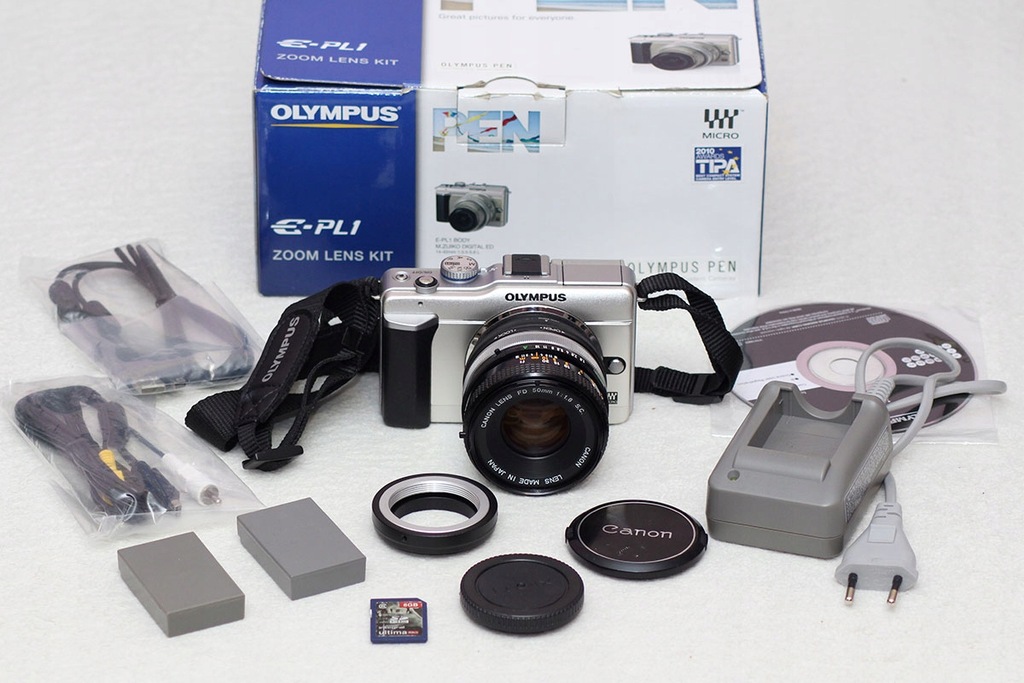 OLYMPUS E-PL1 + Canon FD 50 1.8 + adapter M4/3-FD