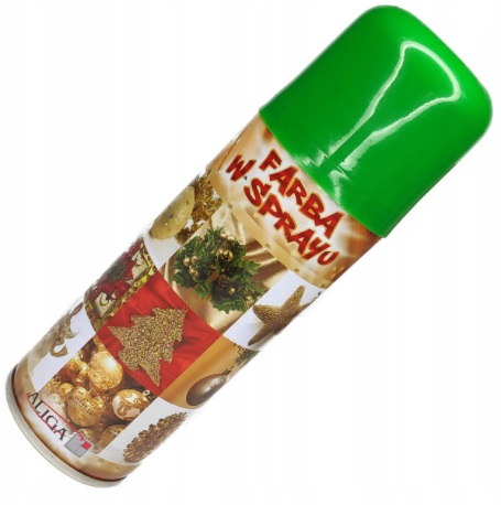 FARBA W SPRAY-U AEROZOLU ZIELONA 250 ML ŚWIĘTA