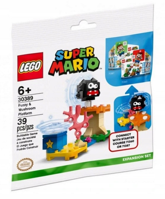 KLOCKI LEGO SUPER MARIO 30389 FUZZY I PLATFORMA