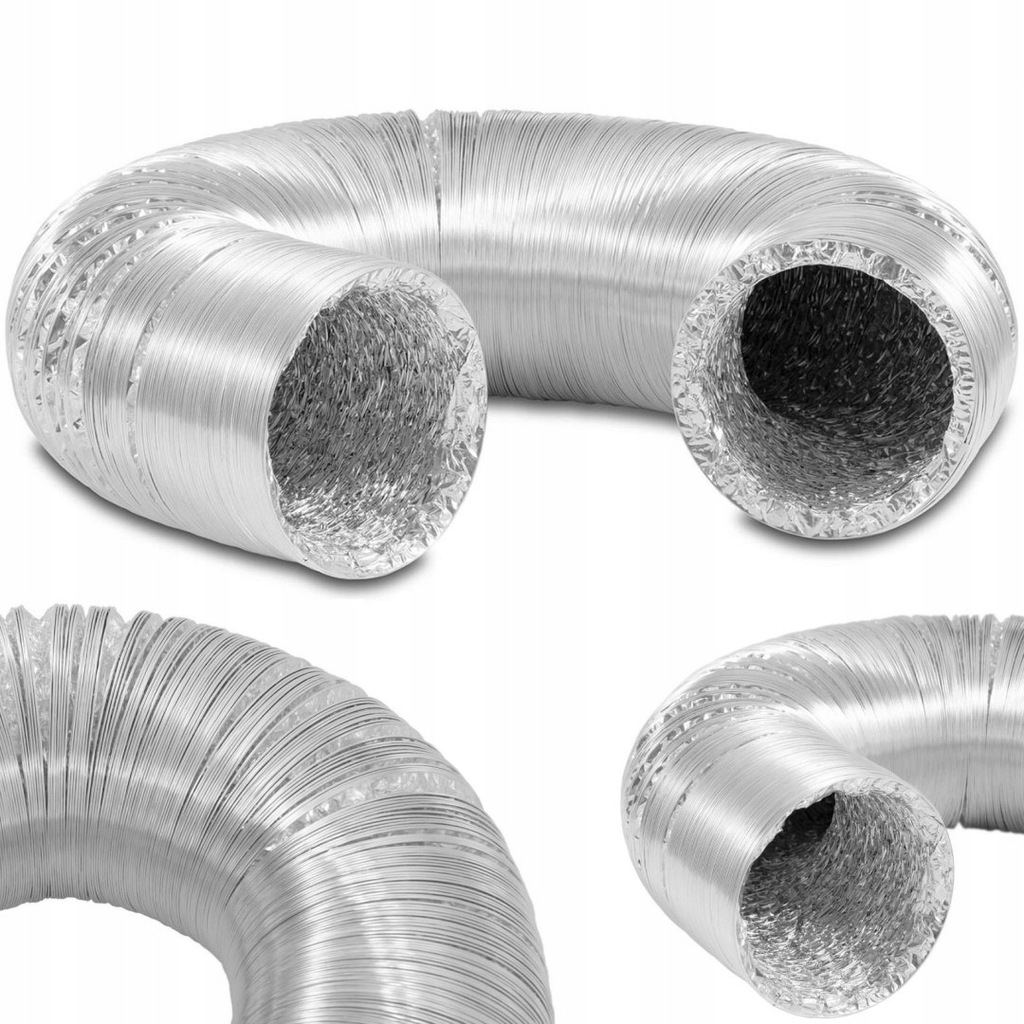 Wąż rura do wentylacji klimatyzacji aluminiowa śr.