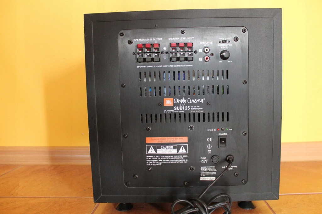 Subwoofer Aktywny JBL Sub 125 Simply Cinema 7537710210 oficjalne