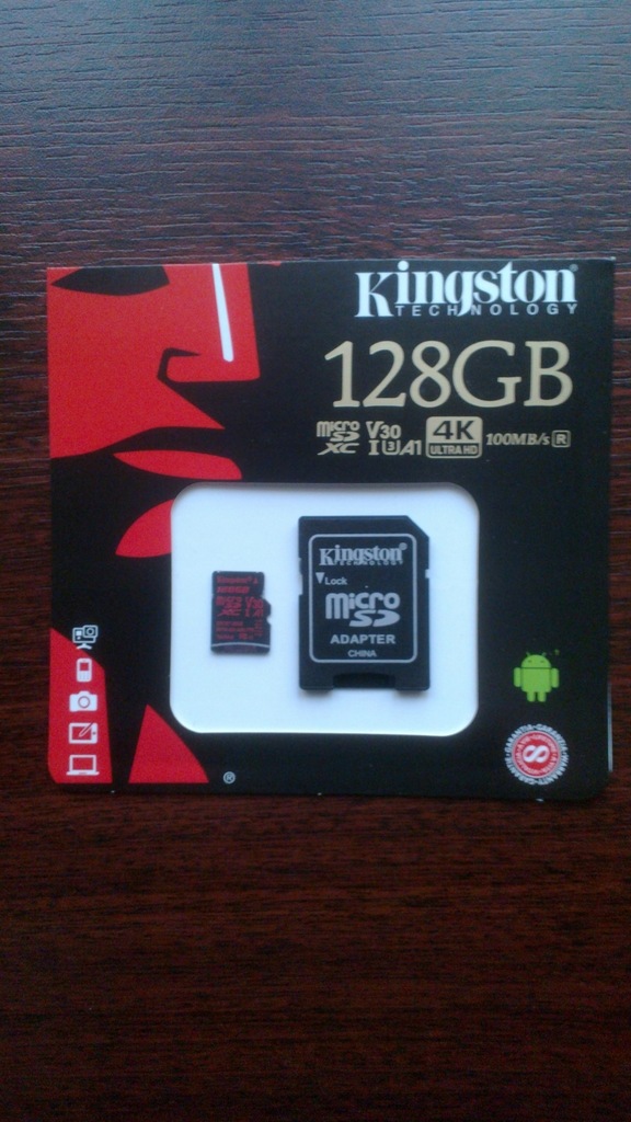 Kingston Canvas React 128GB+czytnik KingstonDuo 3C