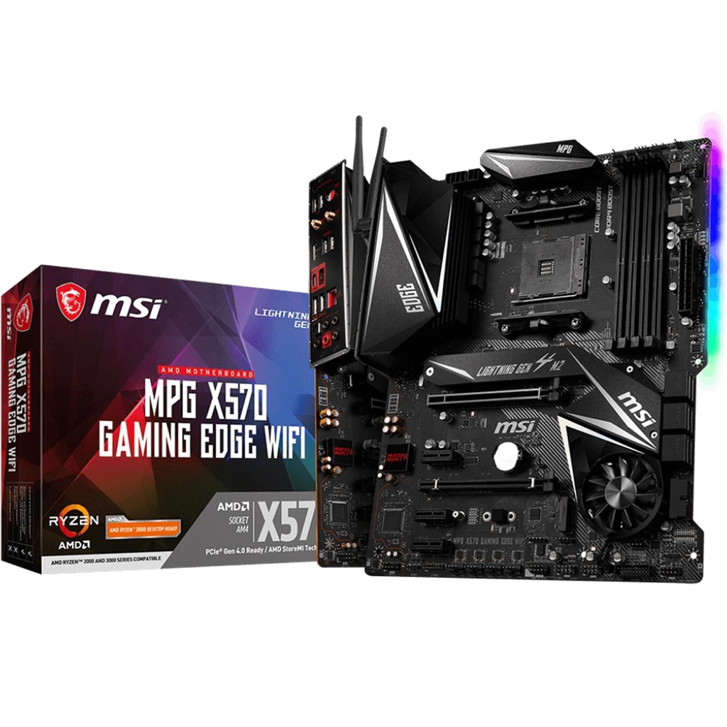 Купить РОЗЕТКА MSI MPG X570 GAMING EDGE WIFI AM4 материнская плата: отзывы, фото, характеристики в интерне-магазине Aredi.ru