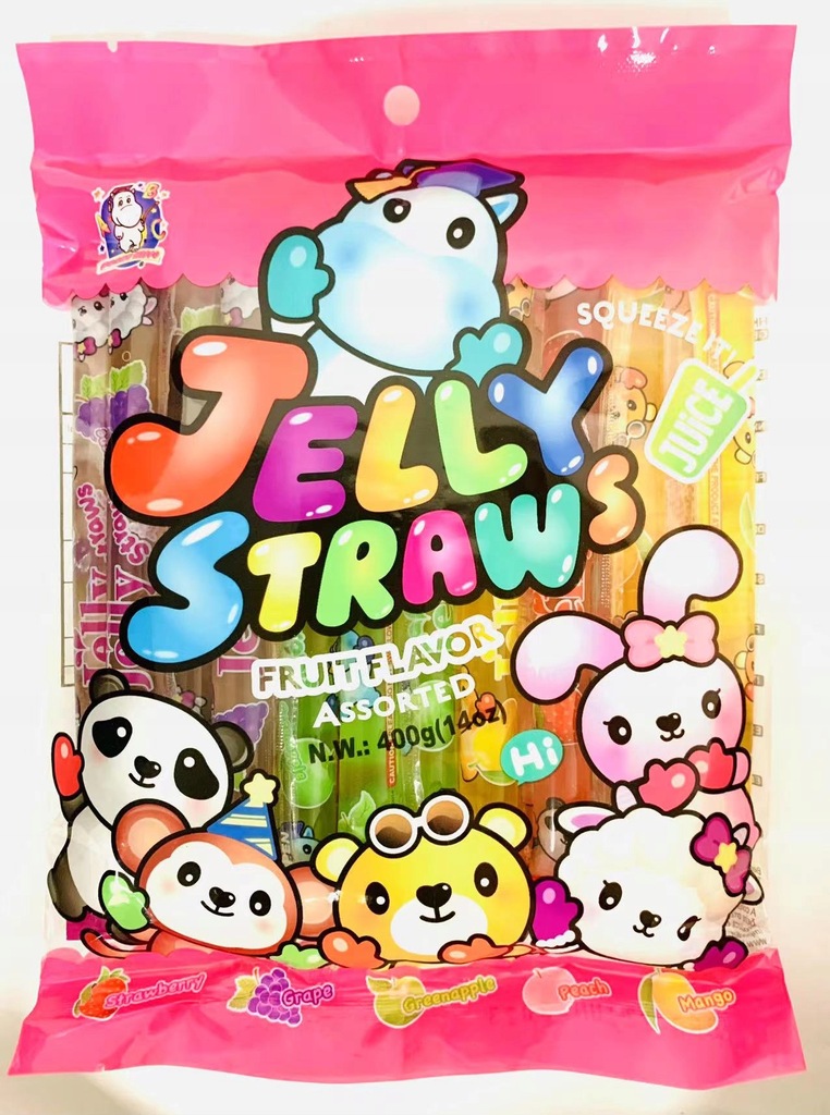 Galaretki w tubkach Jelly Straws TikTok Challenge 12595920243