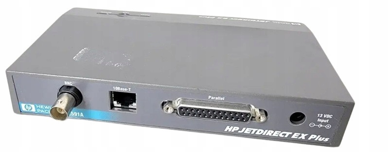 PRINTSERWER HP JETDIRECT EX PLUS LPT SERWER WYDRUKU PARALLEL DK
