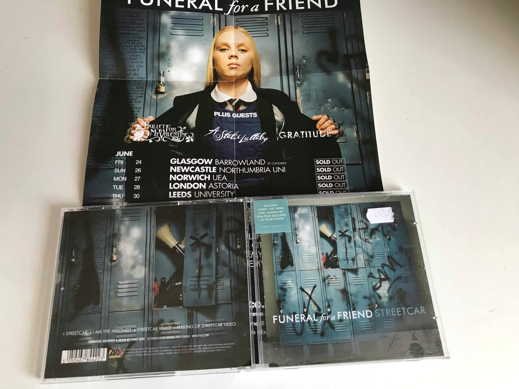 CD Funeral For A Friend Streetcar Plakat STAN 5/6