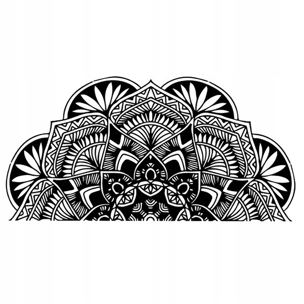 REMOVABLE MANDALA WALL STICKER