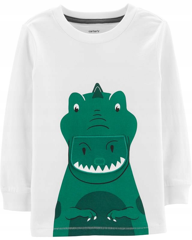 Carter's Bluza Dino z klapą niespodzianką 2T 92