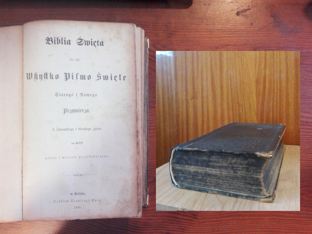 Biblia 1858 j. Polski