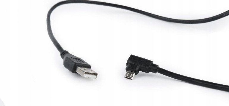 Kabel kątowy Micro-USB dwustronny wtyk/1.8m