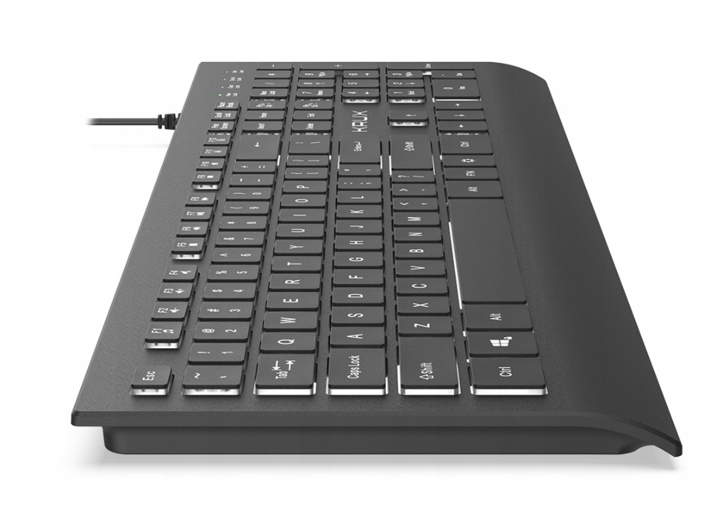 Купить Тонкая USB-клавиатура Krux Ergo Line с подсветкой: отзывы, фото, характеристики в интерне-магазине Aredi.ru