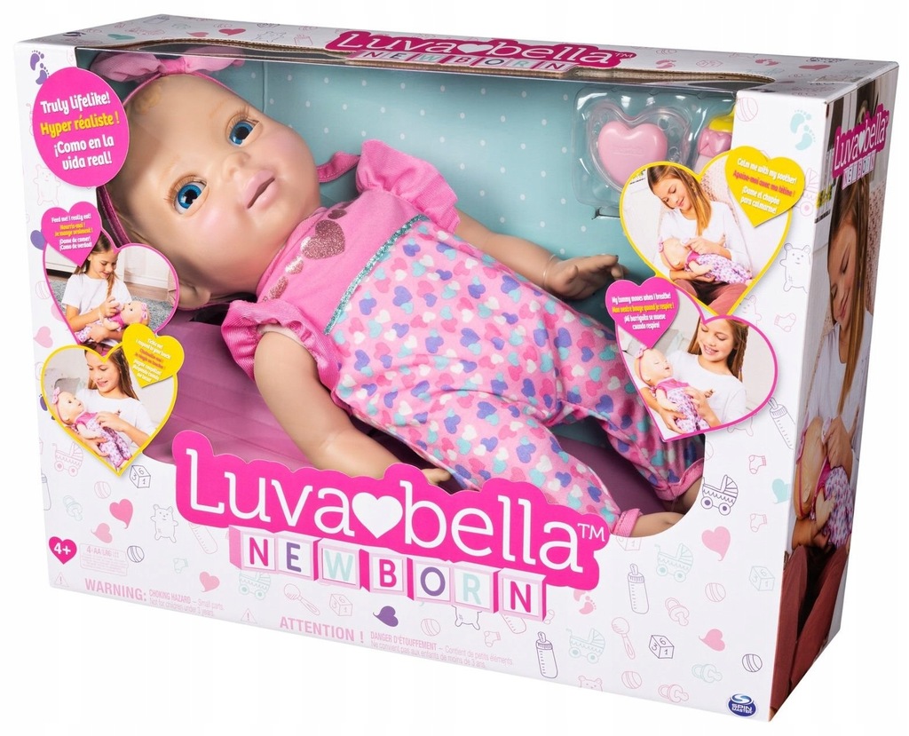 Купить ИНТЕРАКТИВНАЯ КУКЛА LUVABELLA NEWBORN КАК НАСТОЯЩАЯ: отзывы ...